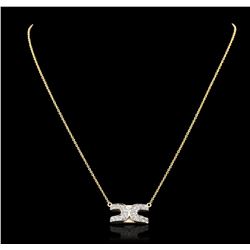 14KT Yellow Gold 0.50ctw Diamond Necklace