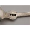 Image 3 : Antique Coin Silver Fiddle Pattern Spoons