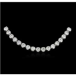 18KT White Gold 16.50ctw Diamond Necklace