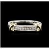 Image 1 : 14KT Two-Tone Gold 0.40ctw Diamond Ring