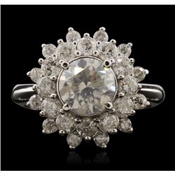 14KT White Gold 1.66ct Diamond Ring