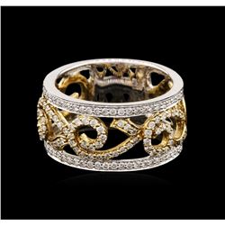 18KT Two-Tone Gold 0.71ctw Diamond Ring