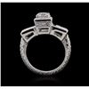 Image 3 : Platinum  1.96ctw Diamond  Ring