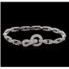 Image 2 : 14KT White Gold 0.72ctw Diamond Bracelet