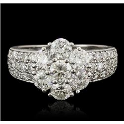 14KT White Gold 2.55ctw Diamond Ring