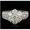 Image 1 : 14KT White Gold 2.55ctw Diamond Ring