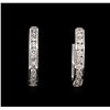 Image 1 : 2.04ctw Diamond Earrings - 18KT White Gold