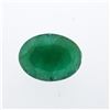 Image 1 : 5.76ct. One Oval Cut Natural Emerald