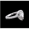 Image 2 : 1.51ctw Diamond Ring - 14KT White Gold