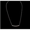 Image 1 : 14KT Rose Gold 0.84ctw Diamond Necklace