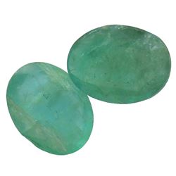 6.03ctw Oval Mixed Emerald Parcel