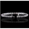Image 3 : 14KT White Gold 5.33ctw Diamond Bracelet