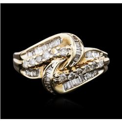 10KT Yellow Gold 0.50ctw Diamond Ring