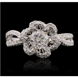 14KT White Gold 1.16ctw Diamond Ring