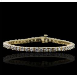 14KT Yellow Gold 4.94ctw Diamond Bracelet