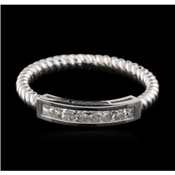 14KT White Gold 0.14ctw Diamond Ring