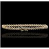 Image 2 : 14KT Yellow Gold 1.10ctw Diamond Bracelet
