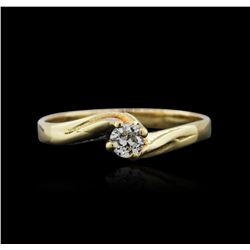 14KT Yellow Gold 0.25ct Diamond Solitaire Ring