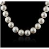 Image 2 : 14KT White Gold Pearl Necklace