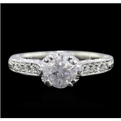 18KT White Gold 1.27ctw Diamond Ring