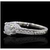 Image 2 : 18KT White Gold 1.27ctw Diamond Ring