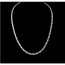 14KT White Gold 6.92ctw Diamond Necklace