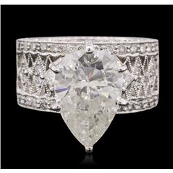 18KT White Gold 5.86ctw Diamond Ring