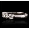 Image 2 : 14KT White Gold 1.17ctw Diamond  Ring