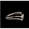 Image 2 : 0.13ctw Diamond Ring - 14KT White Gold