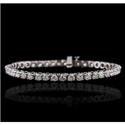 14KT White Gold 6.85ctw Diamond Bracelet