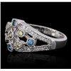 Image 2 : 14KT White Gold 0.36ctw Diamond Ring
