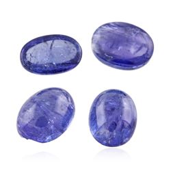 24.56ctw. Oval Cabochon Cut Tanzanite Parcel