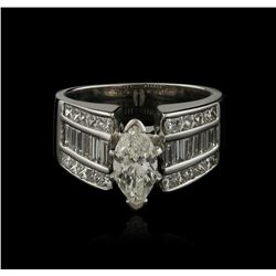 14KT White Gold 2.28ctw Diamond Ring