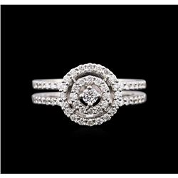 0.66ctw Diamond Ring - 18KT White Gold