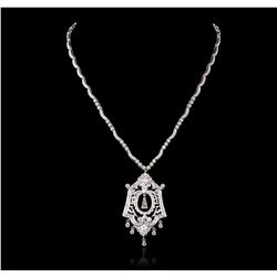 14KT White Gold 2.13ctw Diamond Necklace