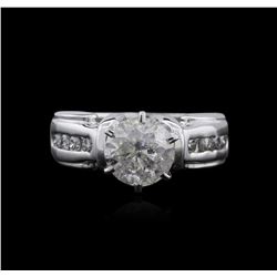 14KT White Gold 2.03ctw Diamond Ring