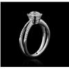 Image 3 : 18KT White Gold 1.69ctw Diamond Ring