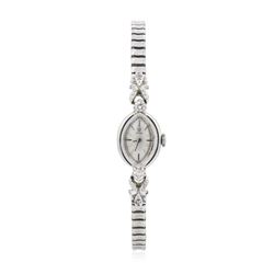 Omega Vintage Stainless Steel Diamond Ladies Watch