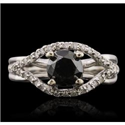 14KT White Gold 1.54ctw Diamond Ring