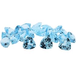 83.24cts Trillion Cut Natural Blue Topaz Parcel