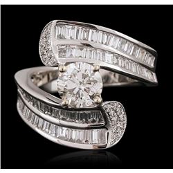 18KT White Gold 2.56ctw Diamond Ring