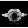 Image 1 : 14KT White Gold 1.46ctw Diamond Ring