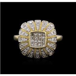 14KT Yellow Gold 0.48ctw Diamond Ring