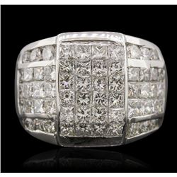 18KT White Gold 4.65ctw Diamond Ring