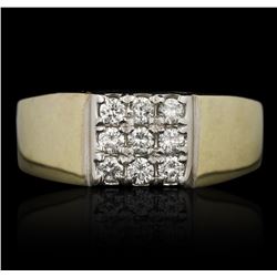 14KT Yellow Gold 0.50ctw Diamond Ring