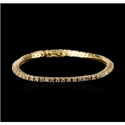 14KT Yellow Gold 1.20ctw Diamond Tennis Bracelet