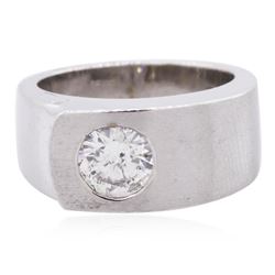 14KT White Gold 1.02ct Brilliant Cut Diamond Solitaire Ring