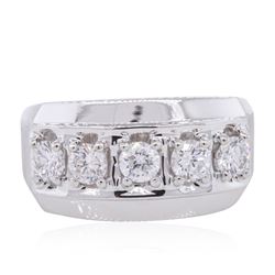 14KT White Gold 1.06ctw Diamond Ring