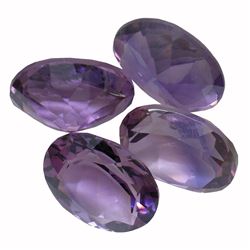 32.22ctw Oval Mixed Amethyst Parcel