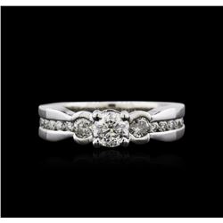 14KT White Gold 1.19ctw Diamond Ring